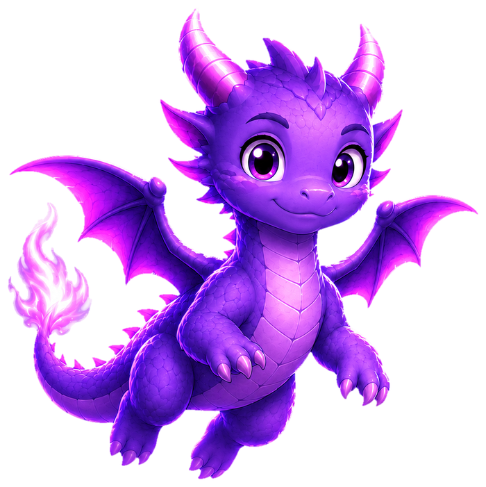 Ash, le dragon violet de Forwyn
