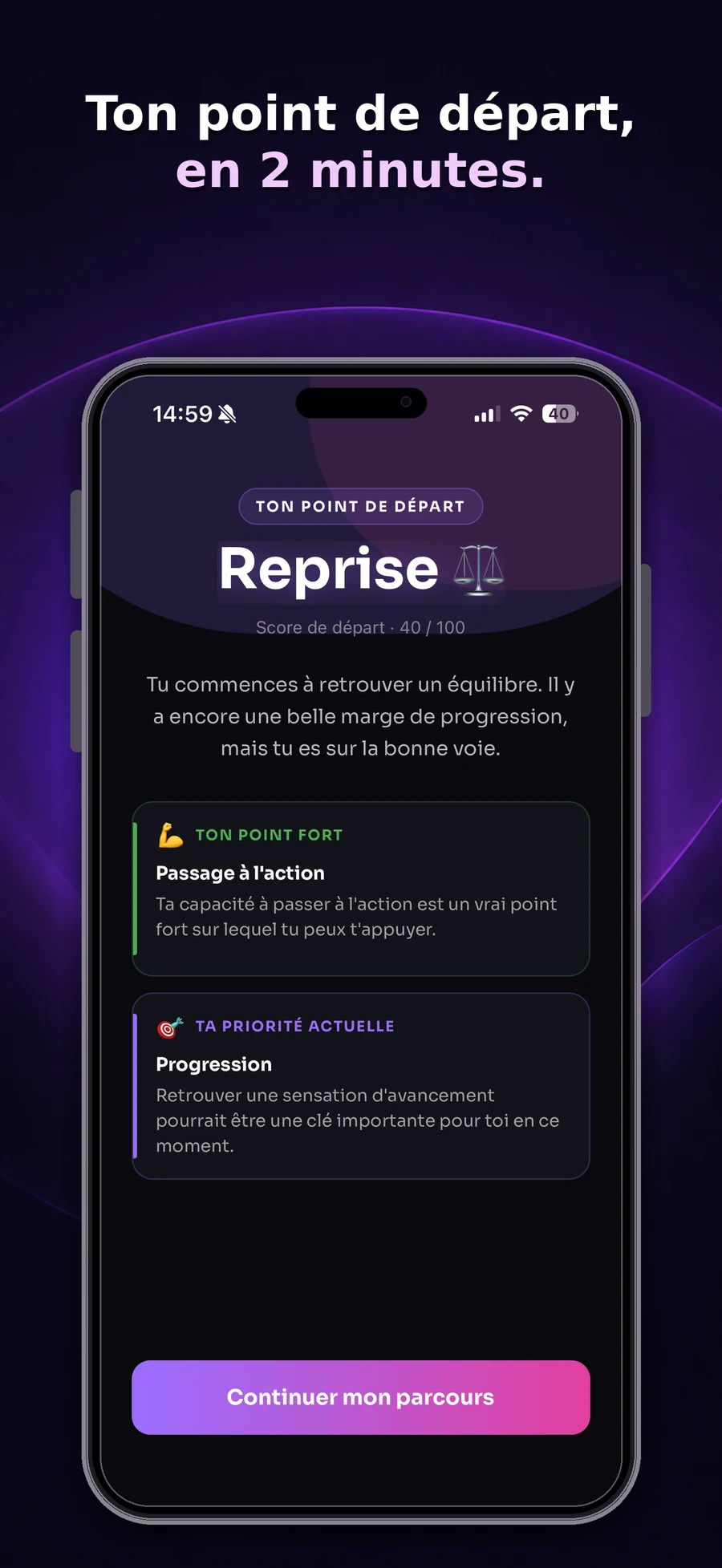 Forwyn — Résultat
